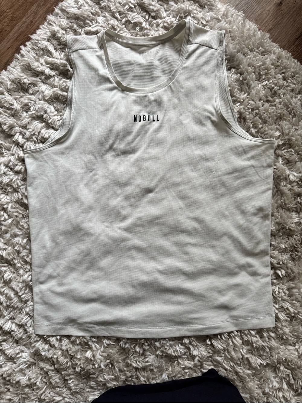 NOBULL Cream Sleeveless Athletic Tank XL